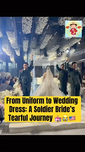 From Uniform to Wedding Dress: The Emotional Journey of a Soldier Bride #wedding
