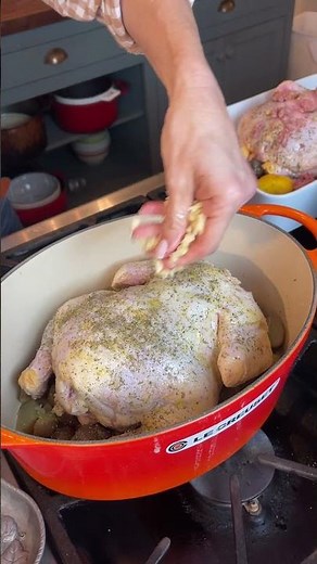 The Best One Pan Roasted Chicken & Sausage Recipe | Easy Family Dinner with Gremolata 🍋 #recipe