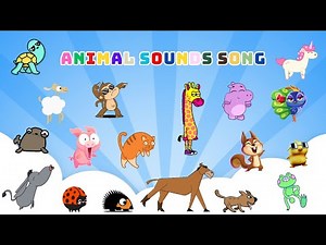 Animal Sounds Song N1604 | Kids TV Education | Nursery Rhymes
