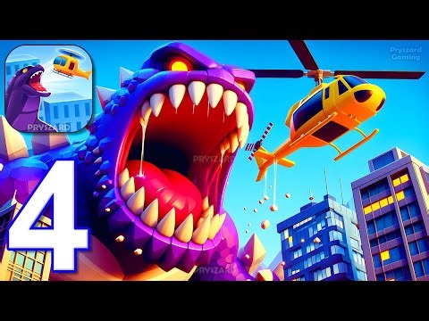 Heli Monsters - Gameplay Walkthrough Part 4 - New Update Helicopter Monster Shooter (iOS, Android)
