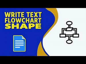 How to Write Text in Flowchart Shape in Google Docs