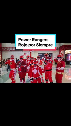 Increible el Grupal de Power Rangers Forever Red en la Conve de Monterrey #cosplay #powerrangers #foreverred #laconve #animex #Monterrey