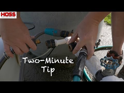 How to Easily Change Water Hoses and Sprinkler Nozzles