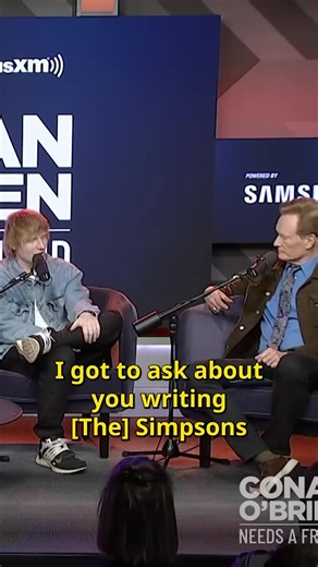 24K views · 186 reactions | Conan O’Brien talks writing on The Simpsons ‍聆 #ConanOBrien #TheSimpsons #LateNight #EdSheeran #ConanOBrienNeedsAFriend (via Team Coco) | Screen Off Script | Facebook
