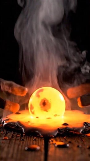 Red Hot Sphere vs Metal Rings 😱 Extreme Heat Experiment