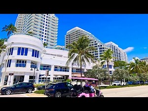 Fort Lauderdale Beach 2025 Walking Tour in 4K - Fort Lauderdale, Florida