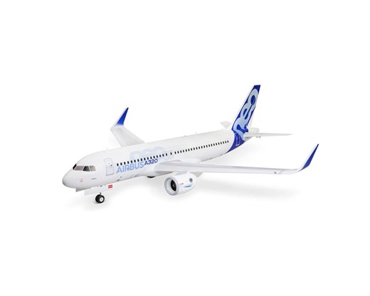 E-flite Airbus A320neo Twin 64mm EDF BNF Basic Electric Jet Airplane (1521mm) [EFL-1493]