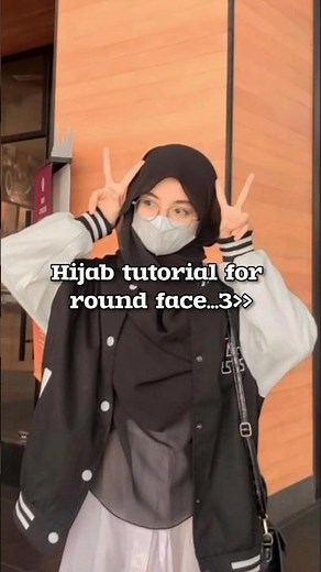 hijab tutorial for round face...| #hijabehaya #muslimfemale #hijab #abayaworld #muslimgirl #explore