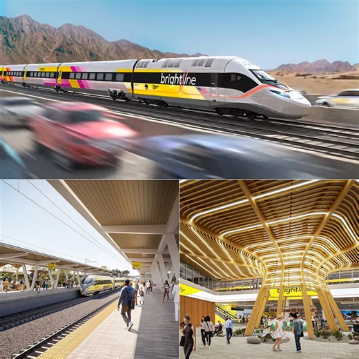 Brightline West is America's First High-Speed Rail Project, Will Connect Las Vegas and Southern California