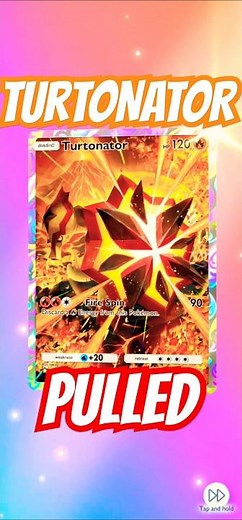 Turtonator Full Art Pulled! Celestial Guardians - Lunala! Pokemon TCG Pocket! #pokemon #pokemoncards