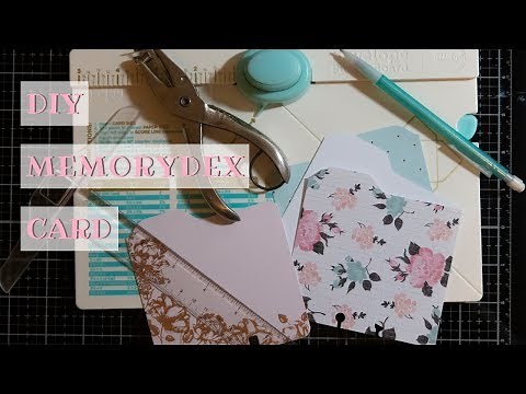 DIY Memorydex Card! No Die or Special Punches Needed! * By Request*