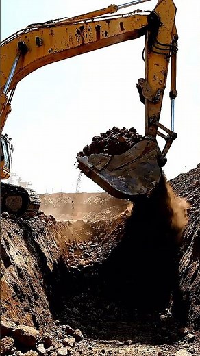 Incredible Excavator Digging Operation! Extreme Earthmoving 🚜💨