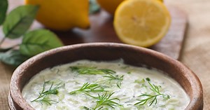 Crème de concombre glacée