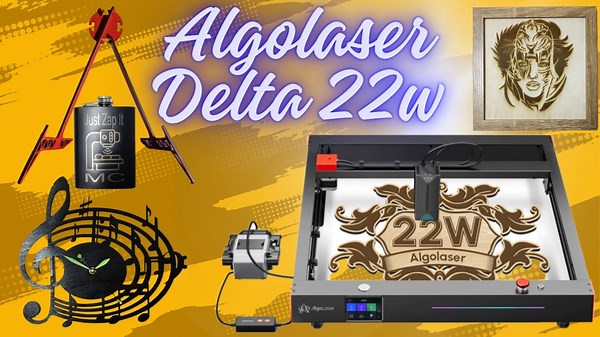 Introducing the Algolaser Delta 22w laser engraver and cutter