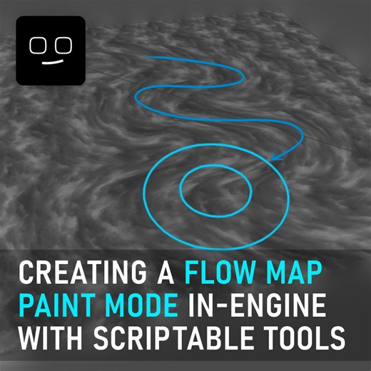 Unreal Engine Scriptable Tools - Flow Maps Paint Mode, Ghislain GIRARDOT