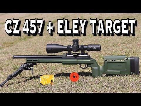 CZ 457 with Eley Target Ammo