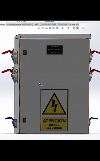 Tablero eléctrico en SolidWorks: Diseño y Proyectos