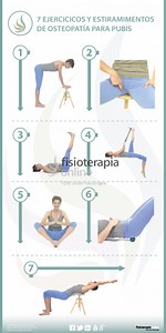 7 estiramientos, ejercicios y automasajes para la pubalgia u osteopatía de pubis