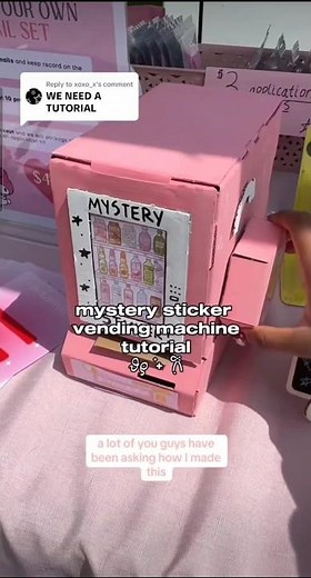 DIY STICKER VENDING MACHINE!!#vendingmachine #dhurandhar2 #machine #sticker #diy #asmr
