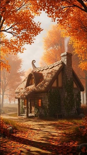 Cozy Autumn Vibes & interior tour. Relax your mind with bird song.