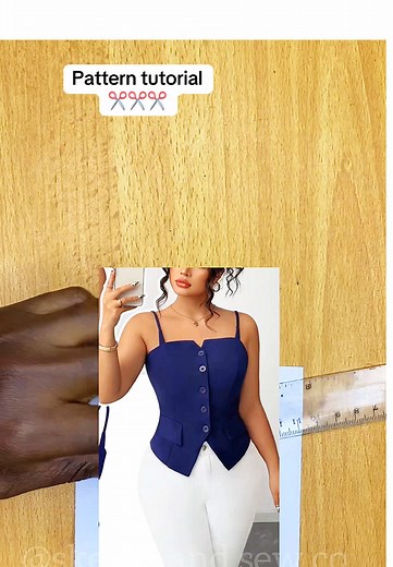 Sewing Pattern Tutorial for Fashion Design Beginners