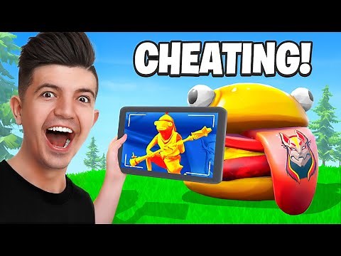 I CHEATED in FORTNITE Hide & Seek for 100,000 VBUCKS!