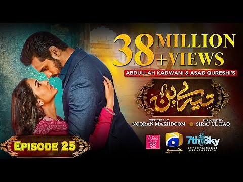 Tere Bin Ep 25 - [Eng Sub] - Digitally Presented by Nisa BB Cream - Yumna Zaidi - Wahaj Ali