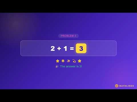 Let's Count to 3! 🛸 Fun Math for Kids | Mathlings 💜