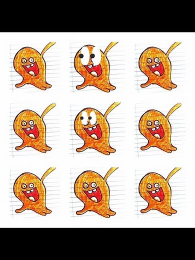 how to draw lamput | step by step drawing animation | lamput | # shorts