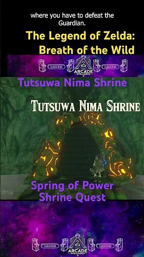 Spring of Power Shrine Quest - Tutsuwa Nima Shrine Quest - BOTW