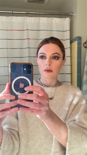 Hannah Fierman on Instagram: "Did my own makeup for new headshots. Feeling like it’s ok"