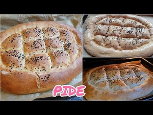Simple Turkish Bread from Whole Wheat Flour| My favorite bread 🙂 PIDE BREAD | Cesminaz