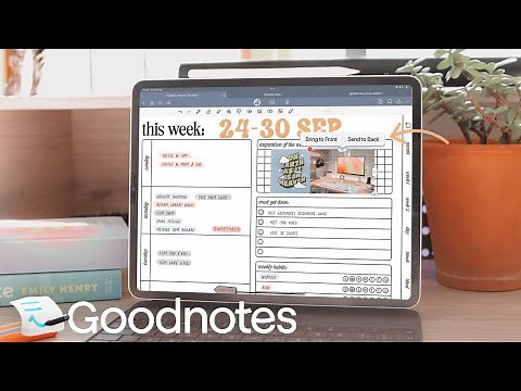 💌 How to Arrange Layers in Goodnotes 6