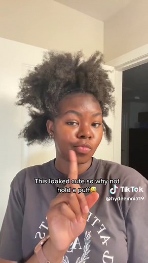 Stunning 4C Natural Hair Puff Hairstyle Tutorial