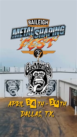 The Baileigh crew is loading up a couple semis full of #baileighmetalshaping machinery and head back down to Dallas, TX for #baileighmetalshapingfest2026 👊 @rrrawlings and the crew from @gasmonkeygarage will be hosting the class, a massive car show and giving away a bunch of #baileighmetalshaping machinery April 24-26. Space is limited so sign up today at Baileigh.com #baileigharmy | Baileigh Industrial Holdings LLC
