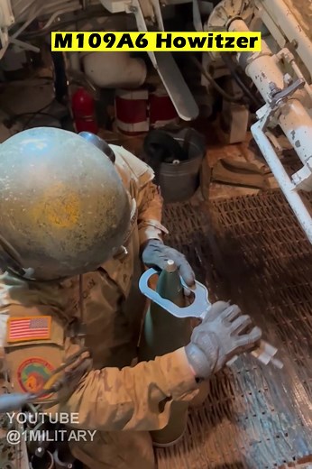 Preparing 155 mm Shells. US Howitzer #tech #tiktok #america #usa #fun #technology #new #wow #best #top #rec #recommendations #trend #trending #army