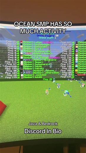 join up ip and discord in bio #minecraftsmp #bedrock #CityTasteTest #javaserver #oceansmp