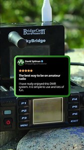"The best way to be on amateur radio" #hamradio #dmr #bridgecom #dmrradio #testimonial
