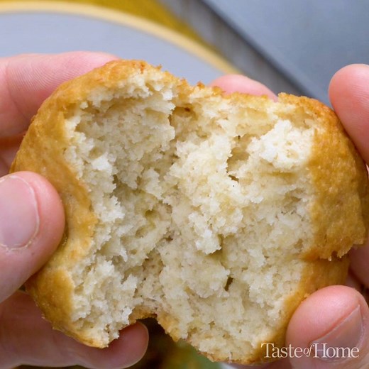 381K views · 327 reactions | They're ready in just half an hour! > Get the recipe for Basic Banana Muffins: https://trib.al/5X73s5C | Taste of Home | Facebook