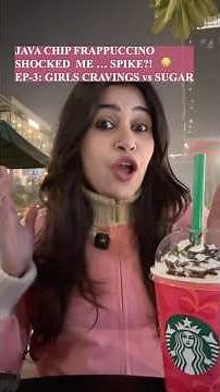 Same Sugar, Different Spike 😳 | Java Chip Frappuccino CGM Test (vs Double Chocolate)