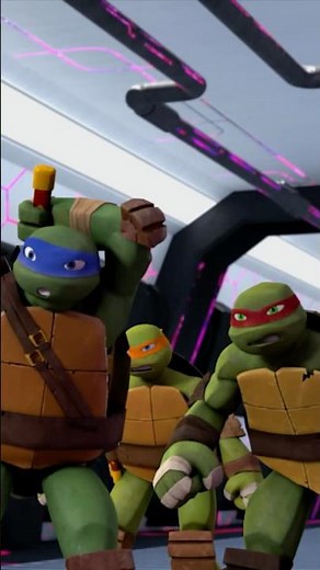 TMNT rescue april for the first time ever 🐢