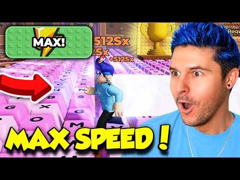I GOT MAX REBIRTHS AND REACHED MAX SPEED IN +1 SPEED KEYBOARD ESCAPE!!