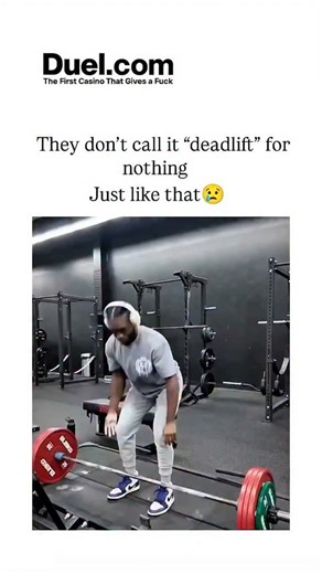 og memer on Instagram: "The post shares a viral gym fail video of a man collapsing forward after failing a heavy deadlift, captioned with a pun on the exercise's name implying its dangers, which has drawn 5.5 million views and sparked discussions on lifting safety. Replies from the community, including the poster's confirmation that the lifter is fine, emphasize using weightlifting belts and proper form to prevent strains, reflecting common advice for avoiding the posterior chain injuries often 
