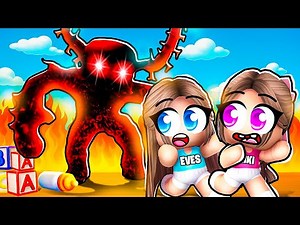 ROBLOX DAYCARE STORY 2 with MY SISTER...