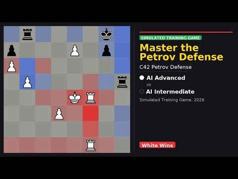 ♟️ Learn Chess: Petrov Defense | Simulated Training Game