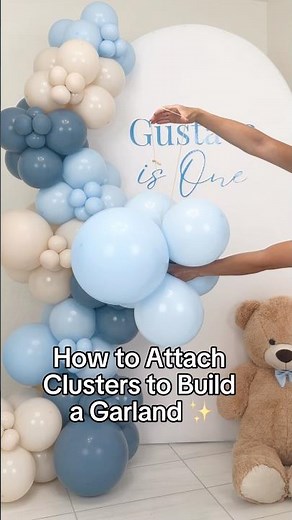How to Attach Balloon Clusters to Build a Balloon Garland 🎈