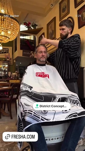 Fresh cut at District Barber with barber Dmytro #barbershop #barber #menshair #amsterdam