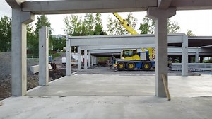 Building, Construction, Concrete. Free Stock Video