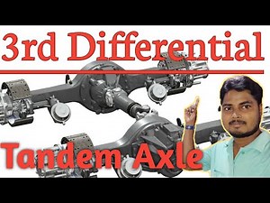 Tandem Axle/3rd Differential/ Intermediate Differential, Purpose and how to works? //Auto space//