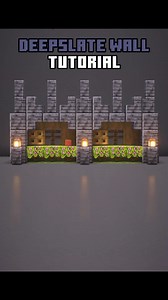 83K views · 1.5K reactions | Minecraft Deepslate Wall Tutorial #minecraft #minecraftbuilds #minecrafttutorial #minecraftdaily #minecraftideas | Chill Zone | Facebook